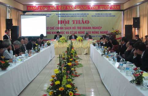 Bắc Giang: Hội thảo “Cơ chế chính sách hỗ trợ doanh nghiệp ứng dụng khoa học và công nghệ vào nông nghiệp”