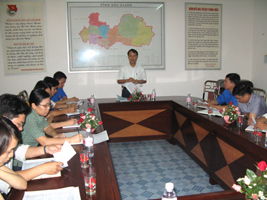 Tỉnh Đoàn Bắc Giang họp báo về kế hoạch tổ chức chiến dịch thanh niên tình nguyện - hè năm 2008.