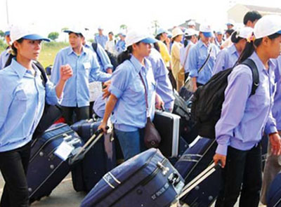 Lạng Giang gần 700 người đi xuất khẩu lao động năm 2014