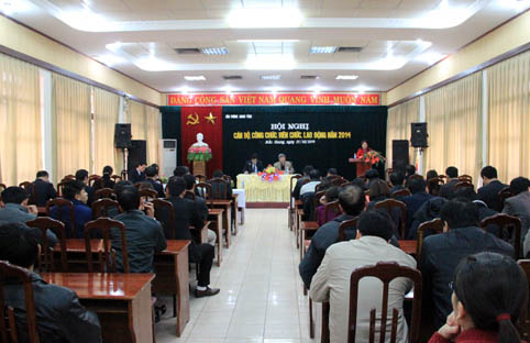 Hội nghị cán bộ, công chức, viên chức, lao động năm 2014 Văn phòng UBND tỉnh Bắc Giang 