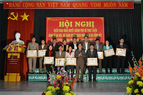 Huyện Tân Yên tổng kết phong trào thi đua yêu nước năm 2014