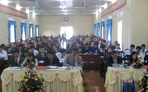 Thành phố Bắc Giang: 100% các chi bộ trực thuộc Đảng ủy cơ sở tổ chức xong Đại hội 