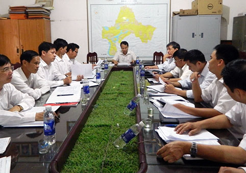 Huyện ủy Hiệp Hòa kiểm tra công tác chuẩn bị Đại hội đảng bộ cấp cơ sở