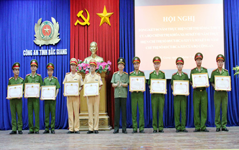 Đảng ủy Công an tỉnh Bắc Giang: Tổng kết 4 năm thực hiện Chỉ thị số 03