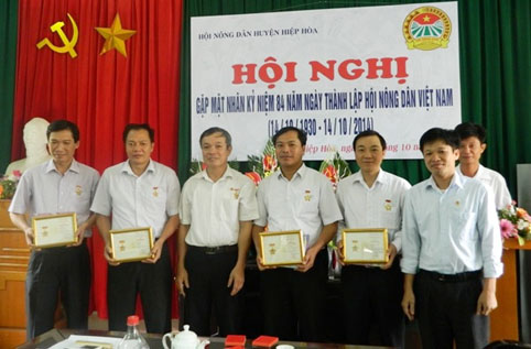 Hiệp Hòa: Gặp mặt kỷ niệm 84 năm ngày thành lập Hội nông dân Việt Nam