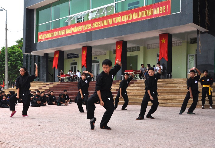 Tân Yên tổ chức Ngày hội võ thuật cổ truyền Việt Nam