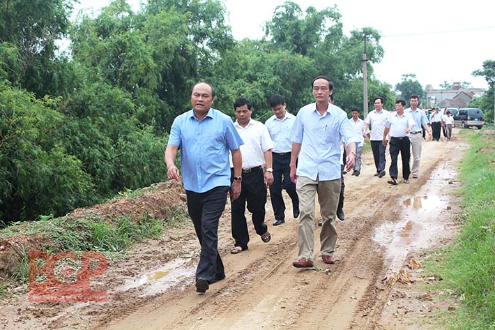 Chủ tịch UBND tỉnh Bắc Giang kiểm tra công tác chuẩn bị phòng, chống thiên tai - tìm kiếm cứu nạn