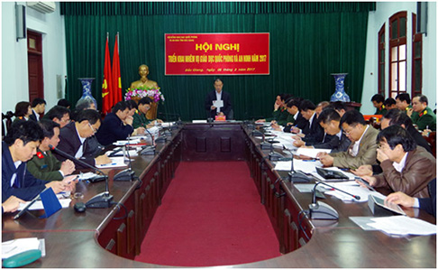 Bắc Giang: Triển khai nhiệm vụ giáo dục quốc phòng - an ninh