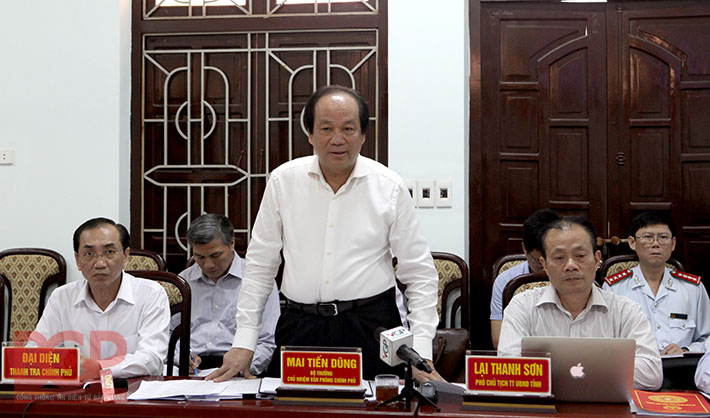 Bộ trưởng, Chủ nhiệm Văn phòng Chính phủ đối thoại công dân tại Bắc Giang