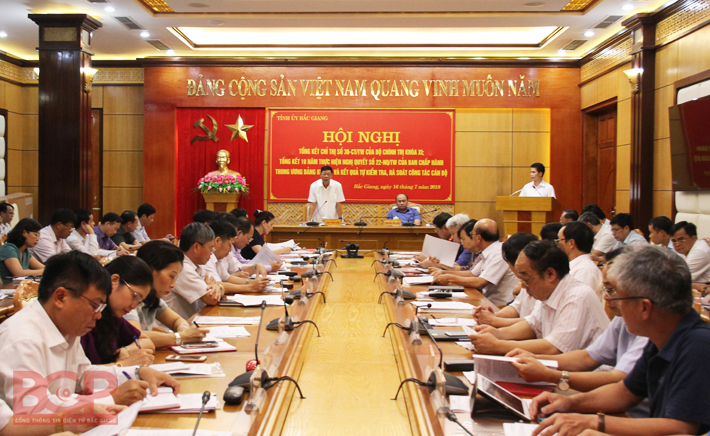 Bắc Giang: Tổng kết thực hiện Chỉ thị số 36-CT/TW của Bộ Chính trị khóa XI 