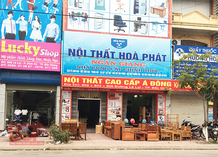 Một số cửa hàng nội thất trên địa bàn thành phố Bắc Giang