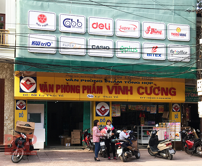 Cửa hàng Văn phòng phẩm trên địa bàn tỉnh Bắc Giang
